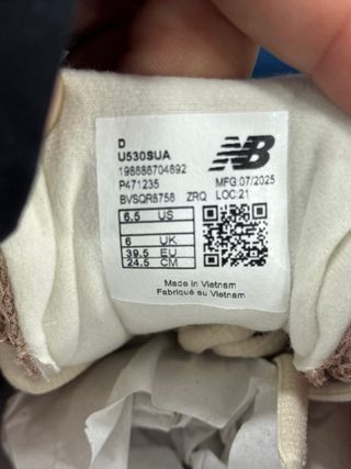 New Balance 530 Beige y Rosa