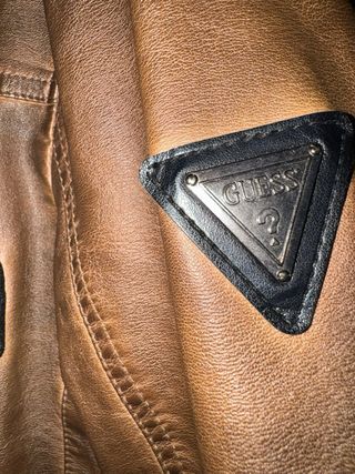 Chaqueta de cuero Guess para hombre