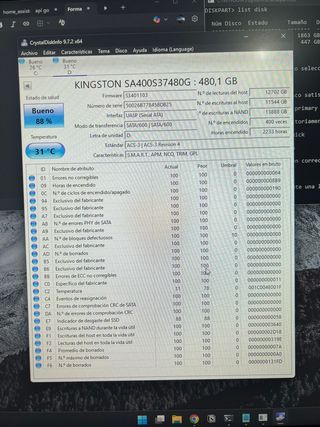 Lote 6 Discos SSD (5x 480GB + 1x 240GB)