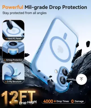 Funda iPhone 12 Magnética Transparente