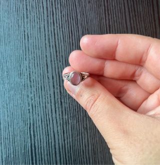 Anillo Plata Amatista Morada