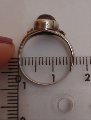 Anillo Plata Amatista Morada