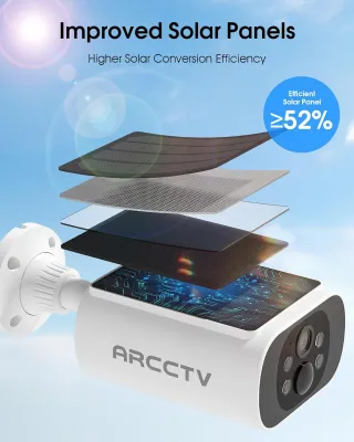 Cámara Vigilancia Solar ARCCTV 4MP