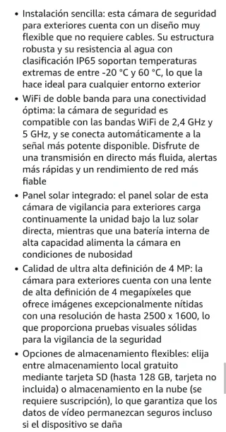 Cámara Vigilancia Solar ARCCTV 4MP