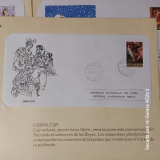 Sellos Navidad 1977 Varios Países