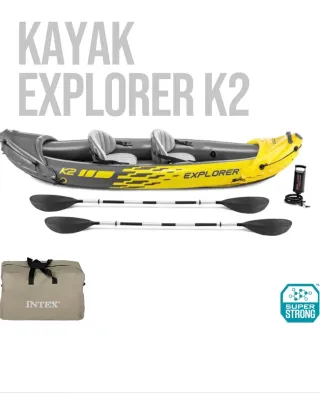 Kayak Hinchable 2 Plazas + Remos