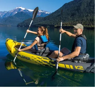 Kayak Hinchable 2 Plazas + Remos