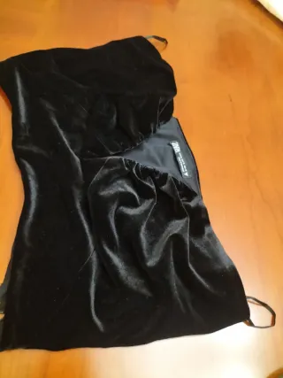 Top fiesta terciopelo Zara