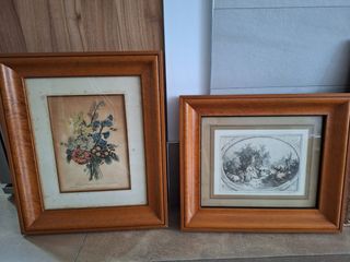 Cuadros decorativos madera y papel