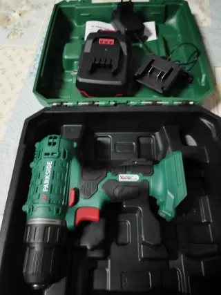 Taladro Atornillador Parkside ,cargador+ batería