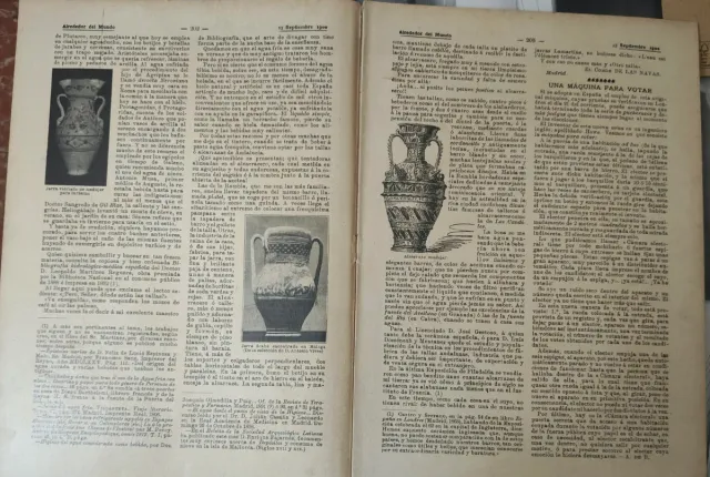 REVISTA "ALREDEDOR DEL MUNDO" 19 DE SETIEMBRE 1900