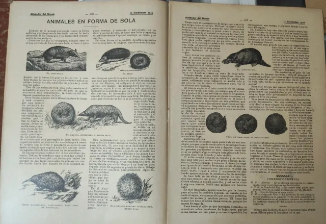 REVISTA "ALREDEDOR DEL MUNDO" 19 DE SETIEMBRE 1900