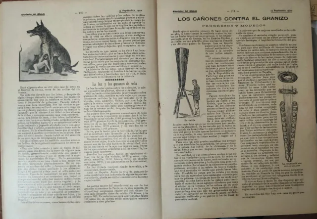 REVISTA "ALREDEDOR DEL MUNDO" 19 DE SETIEMBRE 1900