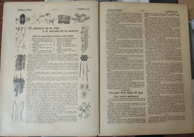 REVISTA "ALREDEDOR DEL MUNDO" 19 DE SETIEMBRE 1900