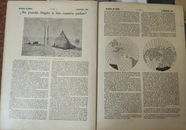 REVISTA "ALREDEDOR DEL MUNDO" 19 DE SETIEMBRE 1900
