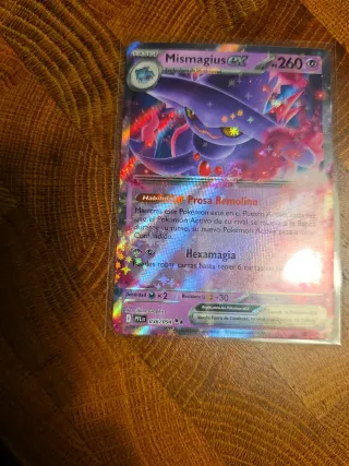 Mismagius EX Carta Pokémon