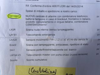 Sistema di Allarme Antifurto GSM GenioGSM sensori