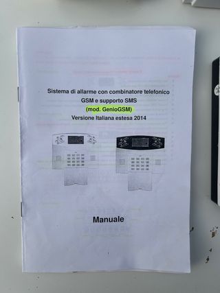 Sistema di Allarme Antifurto GSM GenioGSM sensori