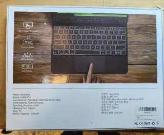 Funda Teclado Inalámbrico iPad Pro 12.9 Goojodoq