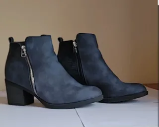 Botines tacón azul Maria Mare T38