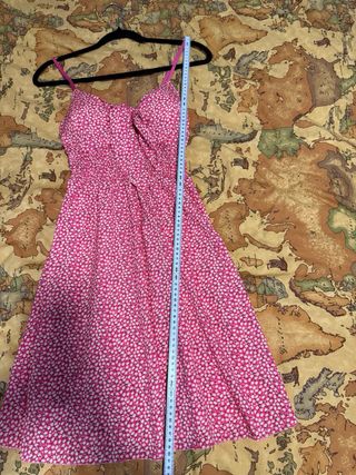 Vestito floreale estivo rosa