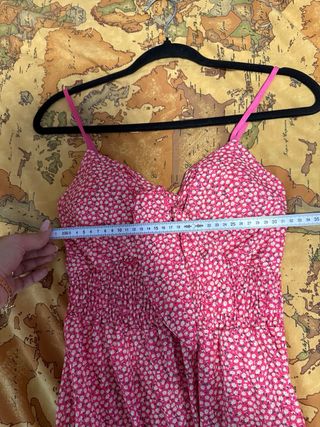 Vestito floreale estivo rosa