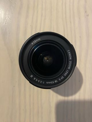 Objetivo Canon EFS 18-55mm