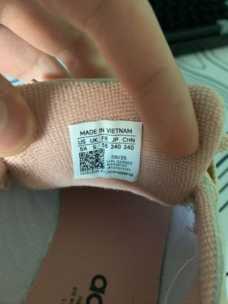 Adidas Campus Beige/Rosa Talla 38