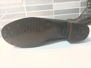 Botas de cuero negras talla 40