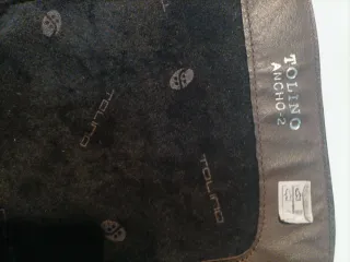 Botas de cuero negras talla 40