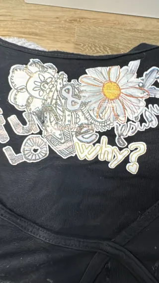 Vestido Desigual manga larga estampado floral tall