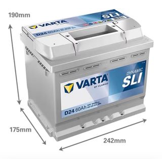 Batería Varta D24 60Ah 540A