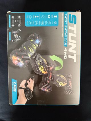 Coche teledirigido stunt con luces