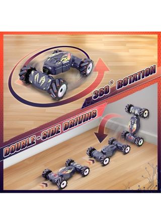 Coche teledirigido stunt con luces