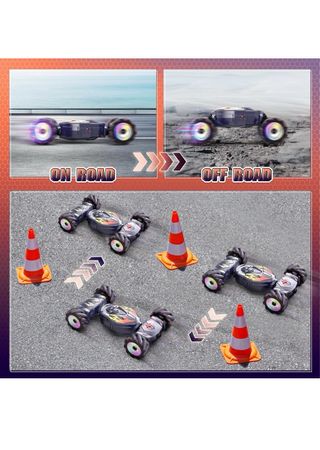 Coche teledirigido stunt con luces