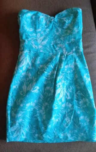 Conjunto chaqueta y vestido verde agua Talla S