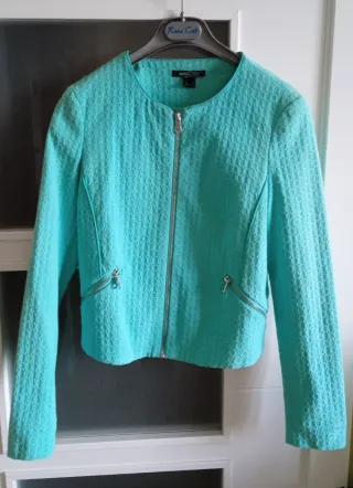 Conjunto chaqueta y vestido verde agua Talla S