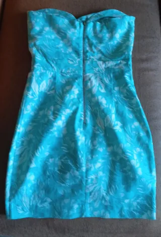 Conjunto chaqueta y vestido verde agua Talla S