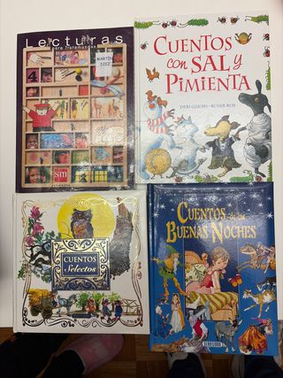 Lote 5 libros lecturas y cuentos
