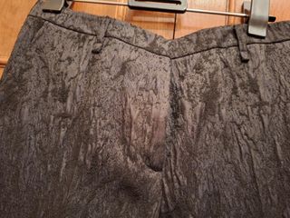 Pantalón de vestir negro jaspeado