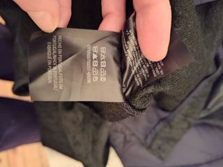 Pantalón de vestir negro jaspeado