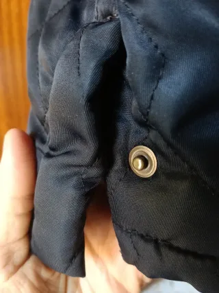 Thomas Burberry Chaqueta Acolchada Negra