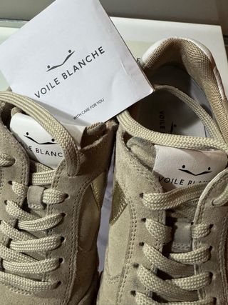 Voile Blanche Beige Ante Talla 40