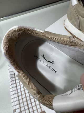 Voile Blanche Beige Ante Talla 40