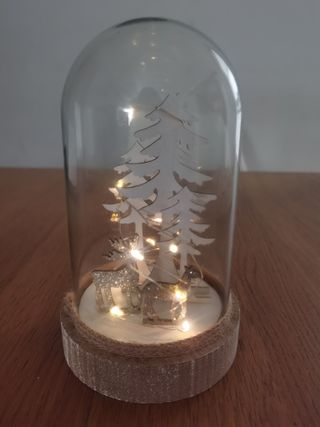 Centro de mesa Navideño con luces