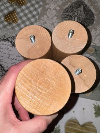 4 Patas Madera para Muebles