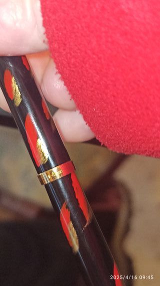 Set de Plumas Fuente y Bolígrafo Chapado Oro 23k