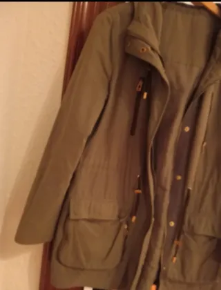 Parka mujer verde militar