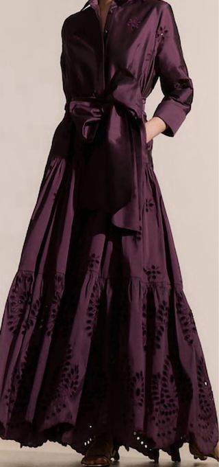 Vestido fiesta burdeos