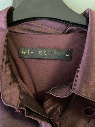 Vestido fiesta burdeos